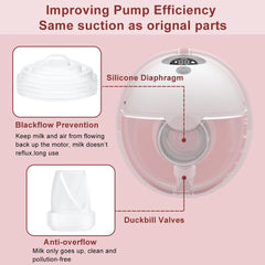 BDICOVE silicone diaphragm soft-touch design reduces irritation for comfortable pumping