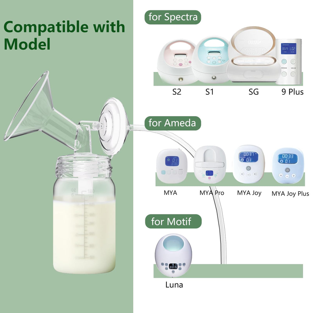 BDICOVE wide-neck compatibility with Spectra S1/S2 for seamless pumping