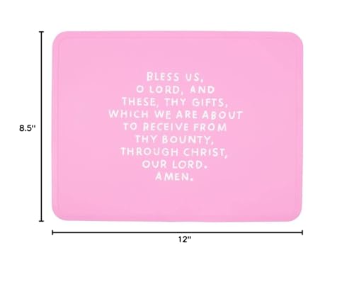 Be A Heart portable mealtime placemat suitable for home, restaurants, or travel.