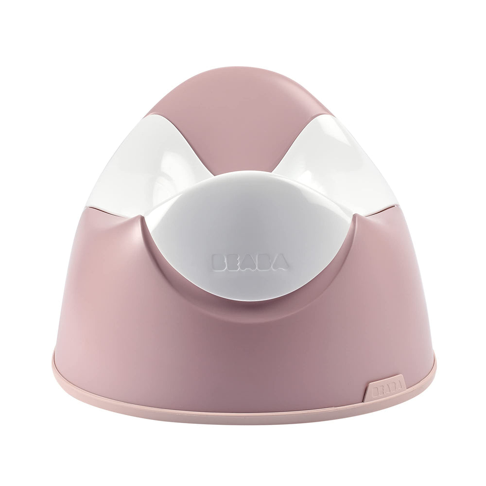 BEABA Ergonomic Training Potty rose side view highlights stable, non-slip base during use.