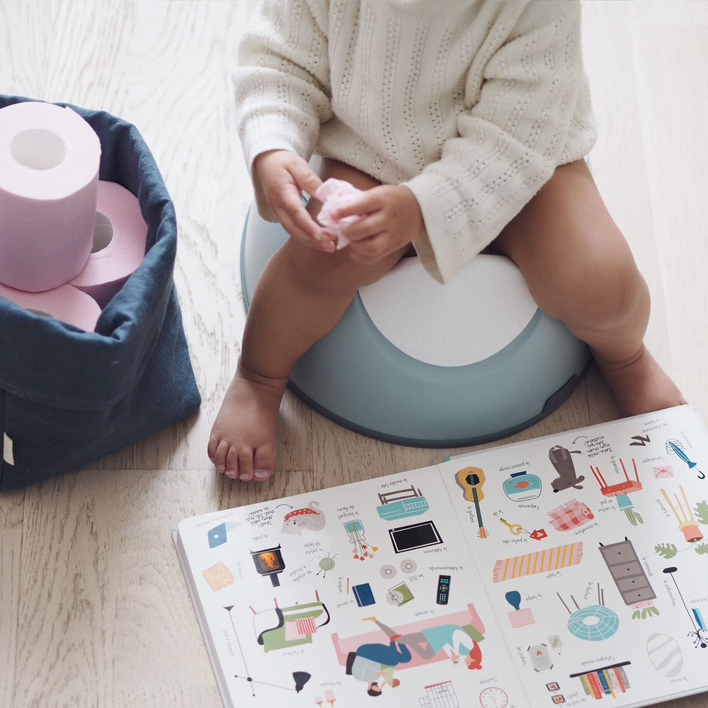 Beaba ergonomic potty designed in France, BPA, lead and phthalate free for safety.