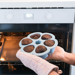 Beaba freezer-safe tray keeps baby purees ready-to-heat and serve.
