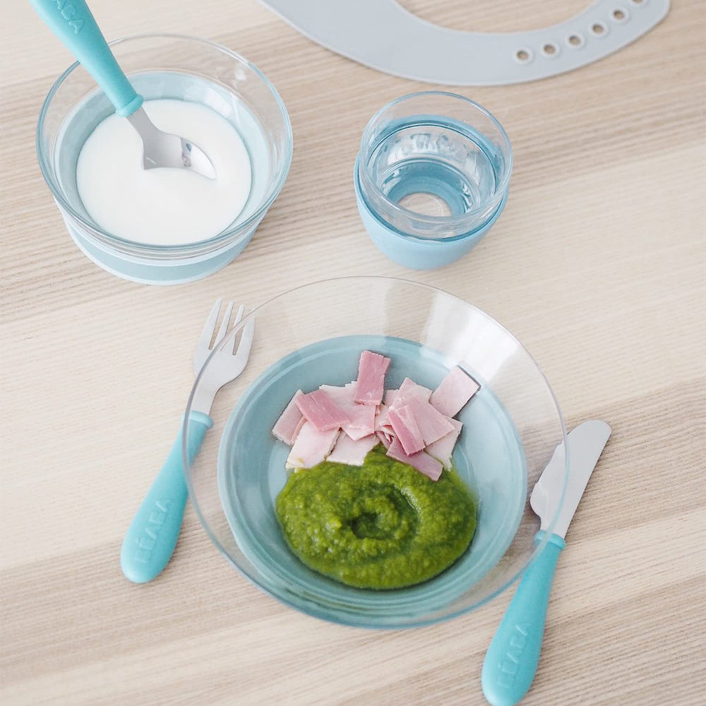 Beaba freezer-to-microwave-safe glass is versatile for quick meals.
