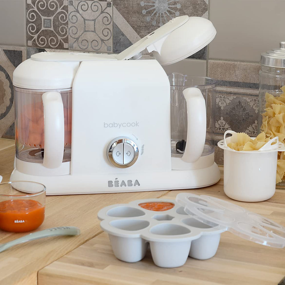BEABA Multiportions is microwave safe for quick reheats and snacks.