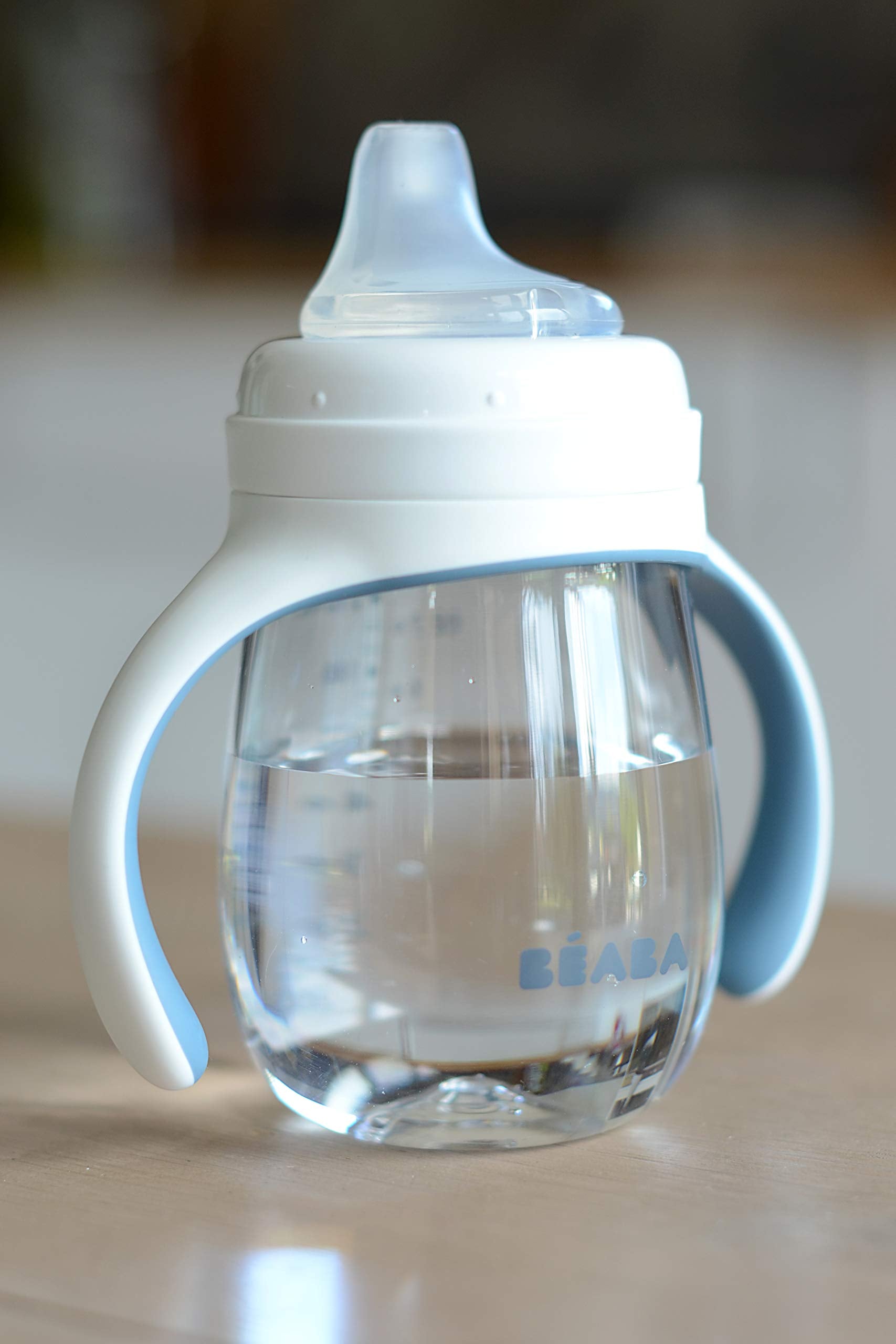 BEABA Rain removable handles help little hands grip comfortably and grow with baby
