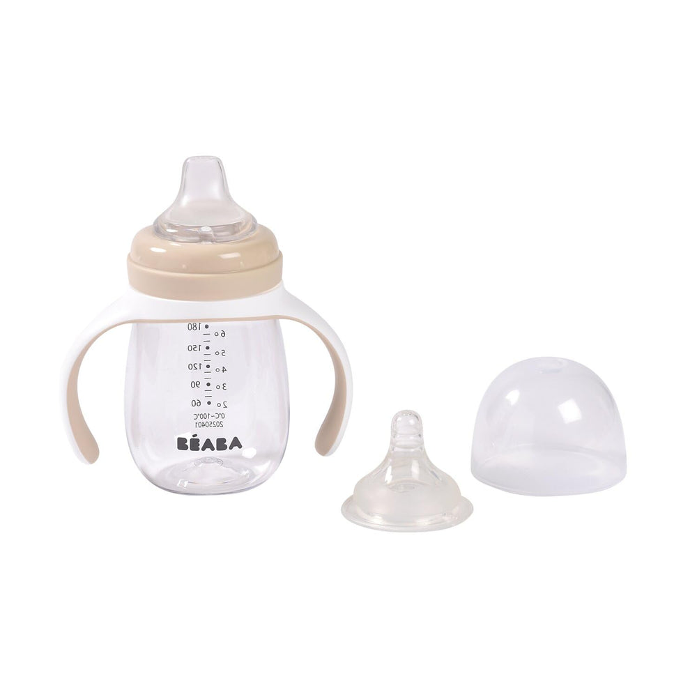 BEABA removable handles aid tiny hands to grip and learn with confidence