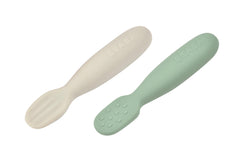 BEABA silicone pre-spoons 4-8 months in-hand grip training supports early self-feeding