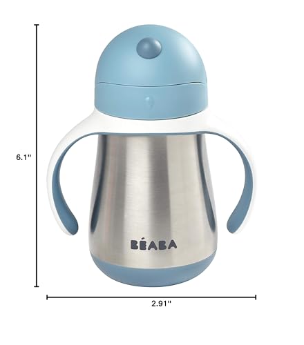Beaba rain on-the-go helper for toddler hydration during outings.