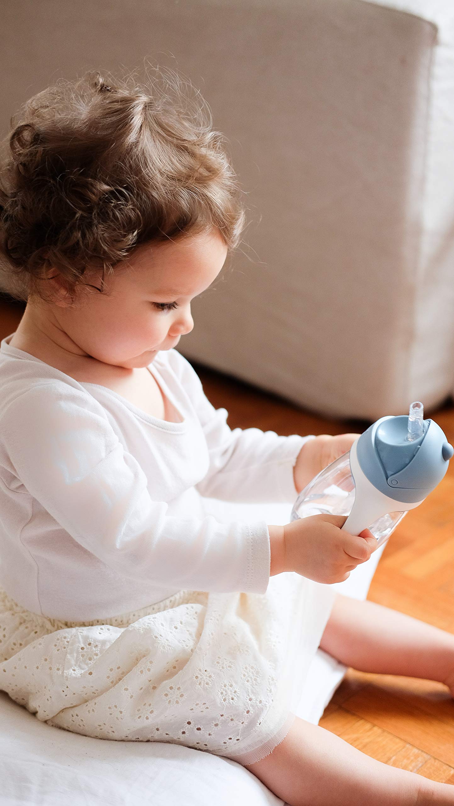 Beaba Straw Sippy Cup Rain dishwasher-safe for quick cleanup