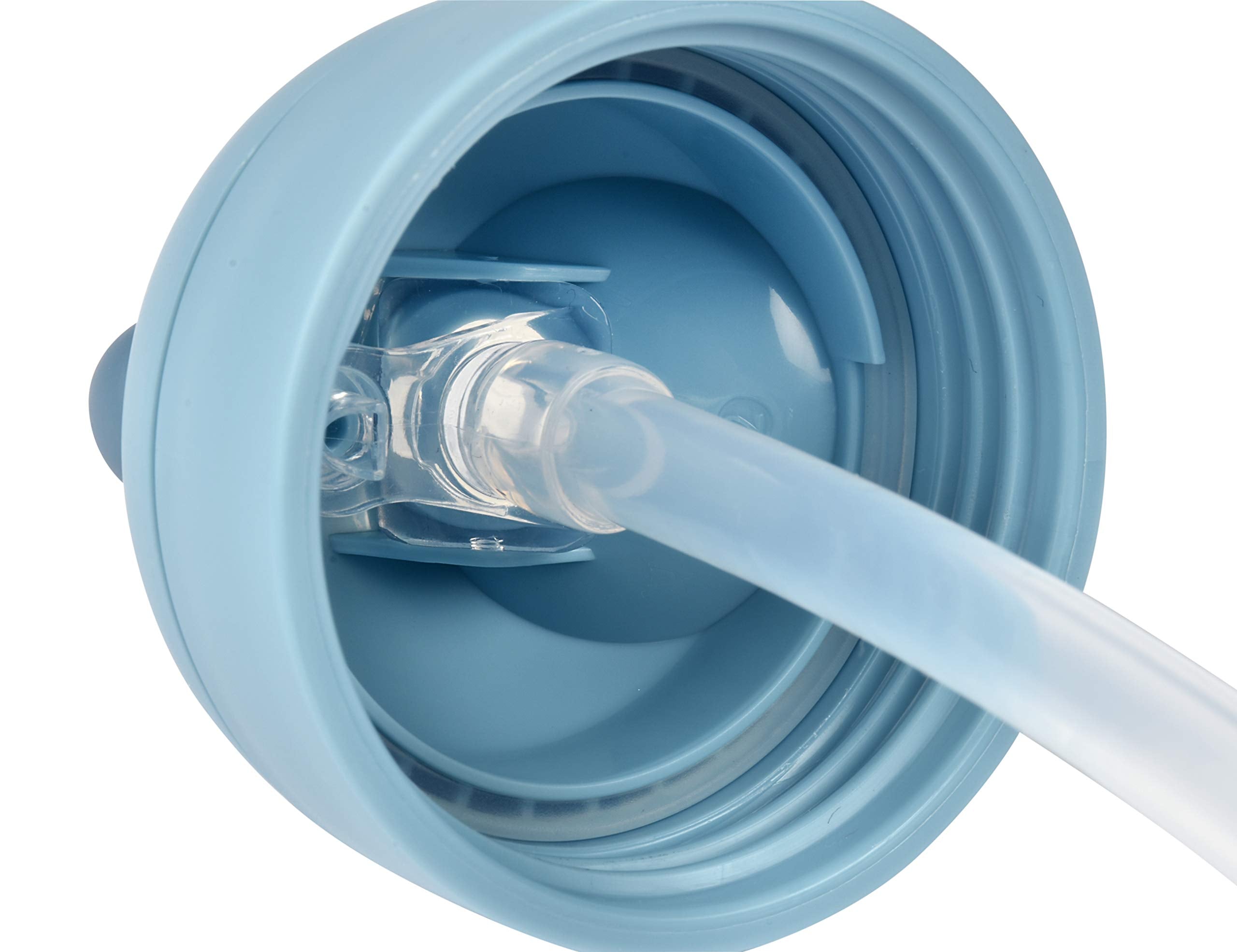 Beaba Straw Sippy Cup Rain valve design minimizes mess during sipping