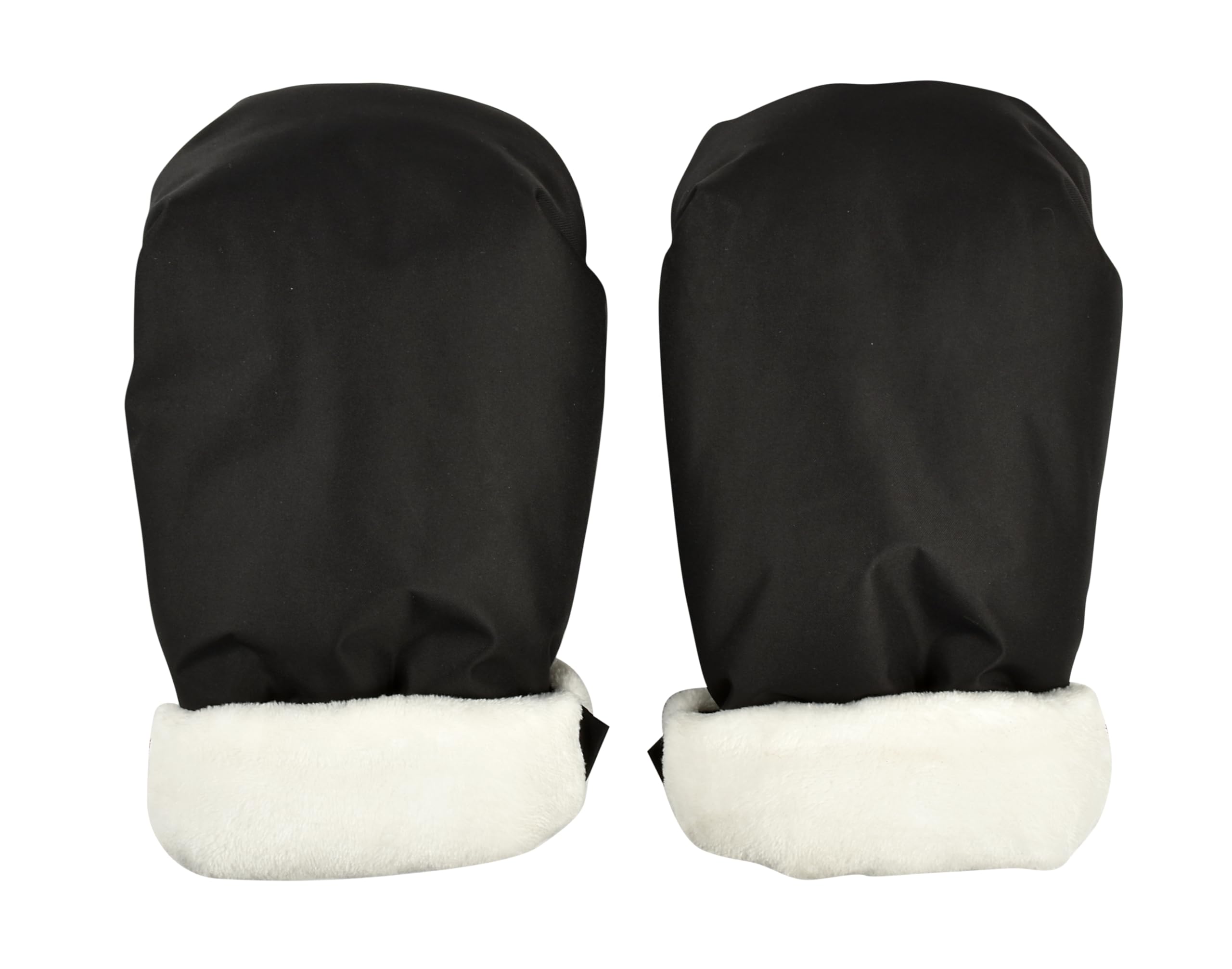 Béaba stroller gloves with zip attachment system side view for quick securement