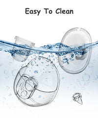 Beaina milk collector cup captures up to 150 ml for quick, hands-free milk collection.