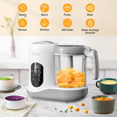Bear 2024 control panel showing presets for fruits and vegetables