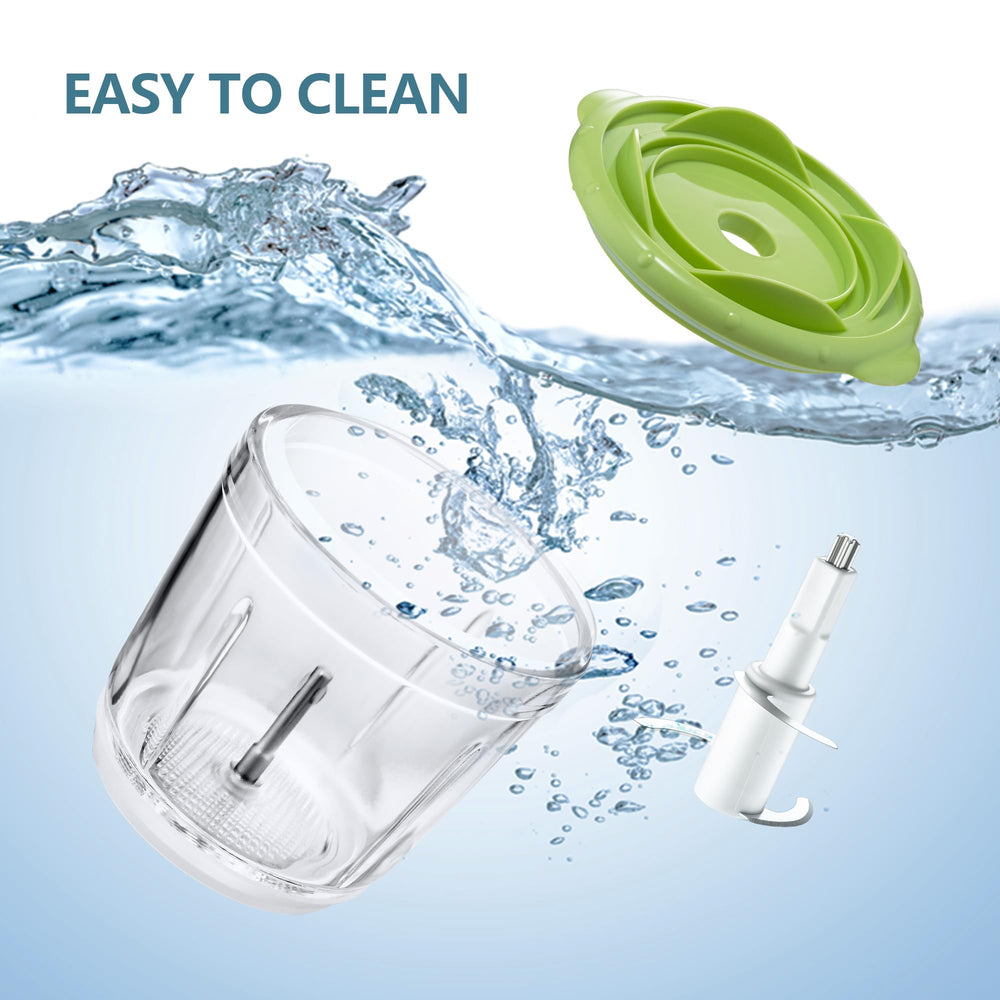 Bear Baby Food Blender blades in stainless steel for durable blends.