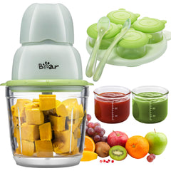 Bear Baby Food Maker side view showing compact design for quick, quiet meal prep.