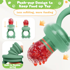 Bear Baby Silicone bunny top teether texture soothes gums.