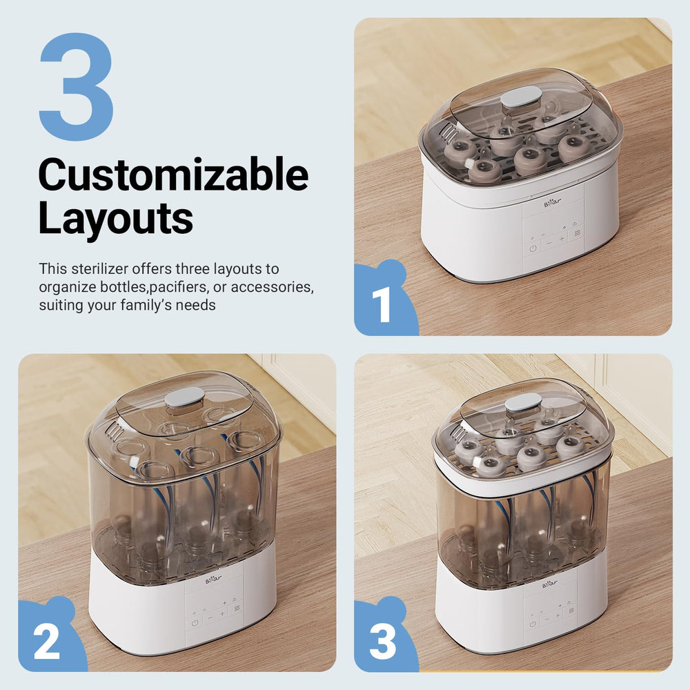 Bear Bottle Sterilizer BPA-free materials ensure safe feeding