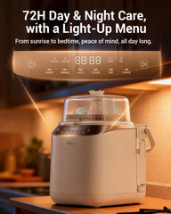 Bear Bottle Washer Pro digital controls enable precise cycle selection.