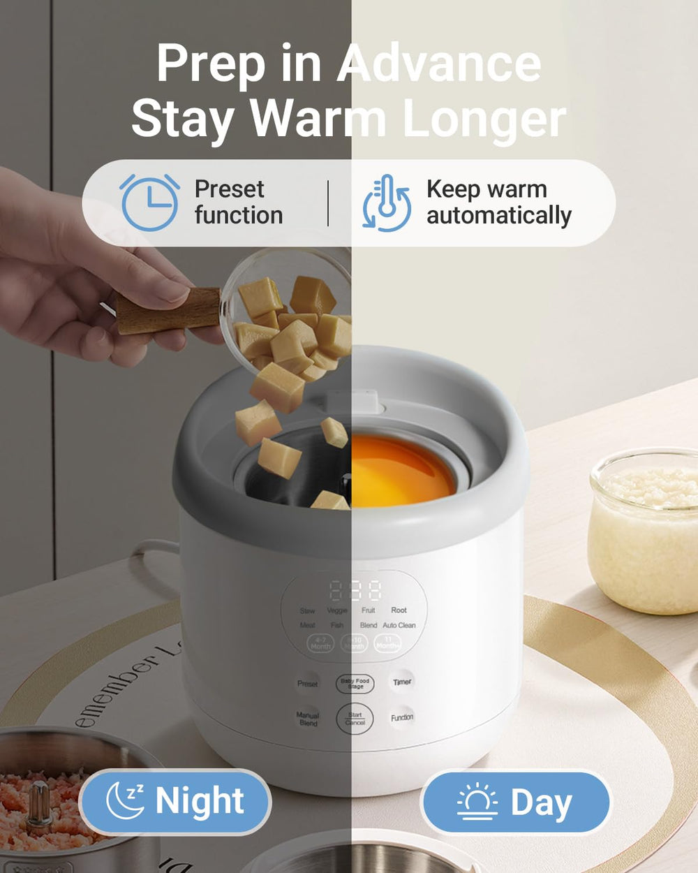 Bear NutriEase dishwasher-safe parts ready for easy cleaning