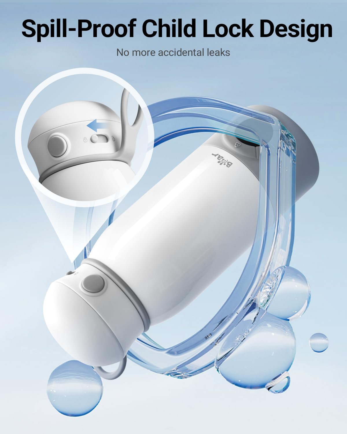 Bear warmer stainless steel interior detail highlights safe, easy-clean design.