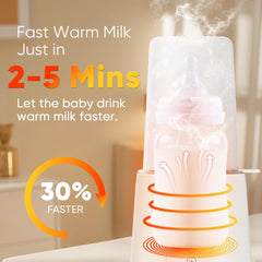 BEARDODO Baby Bottle Warmer night-stand use keeps warmth ready through night feeds