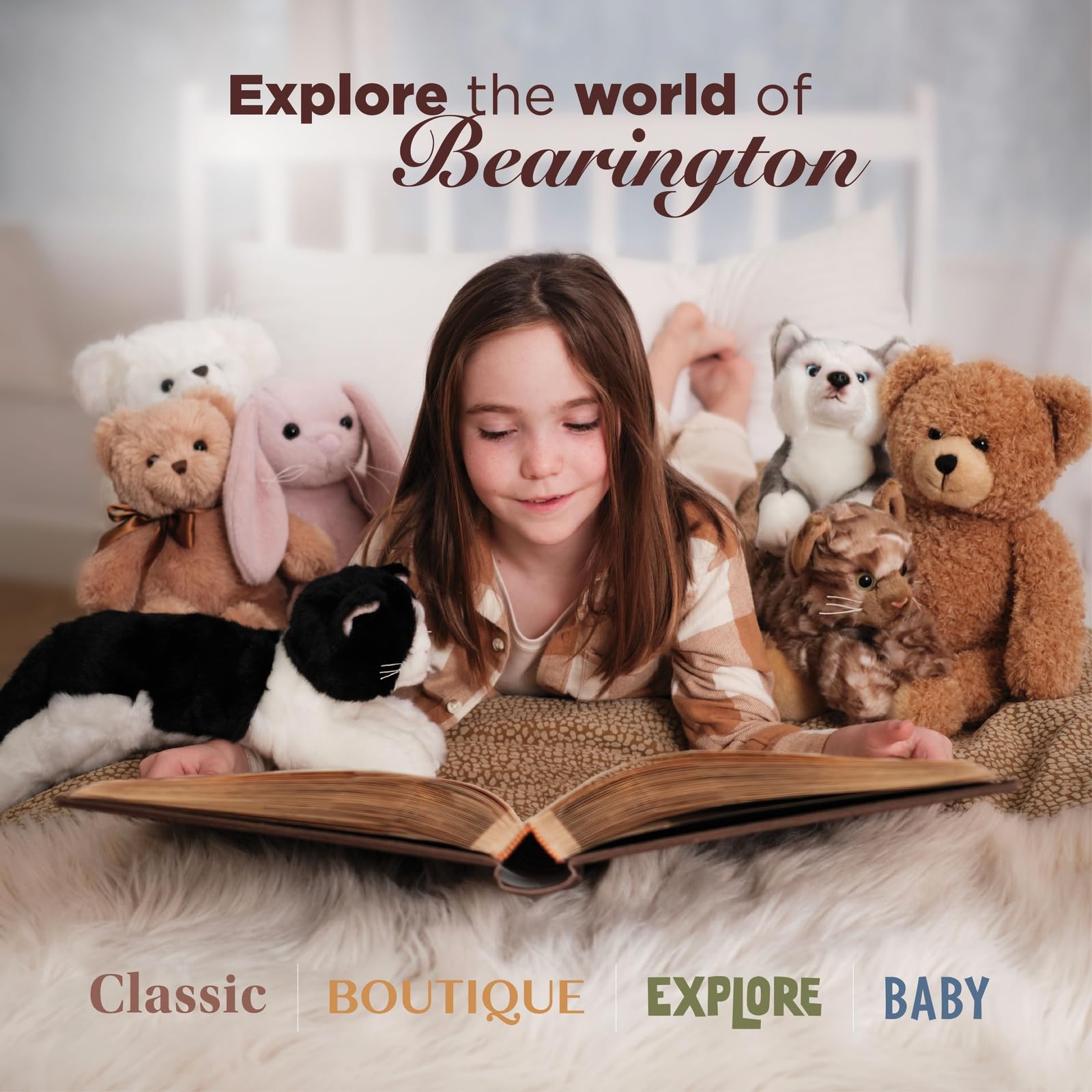 Bearington Baby Lamby Snuggler in stroller for on-the-go comfort