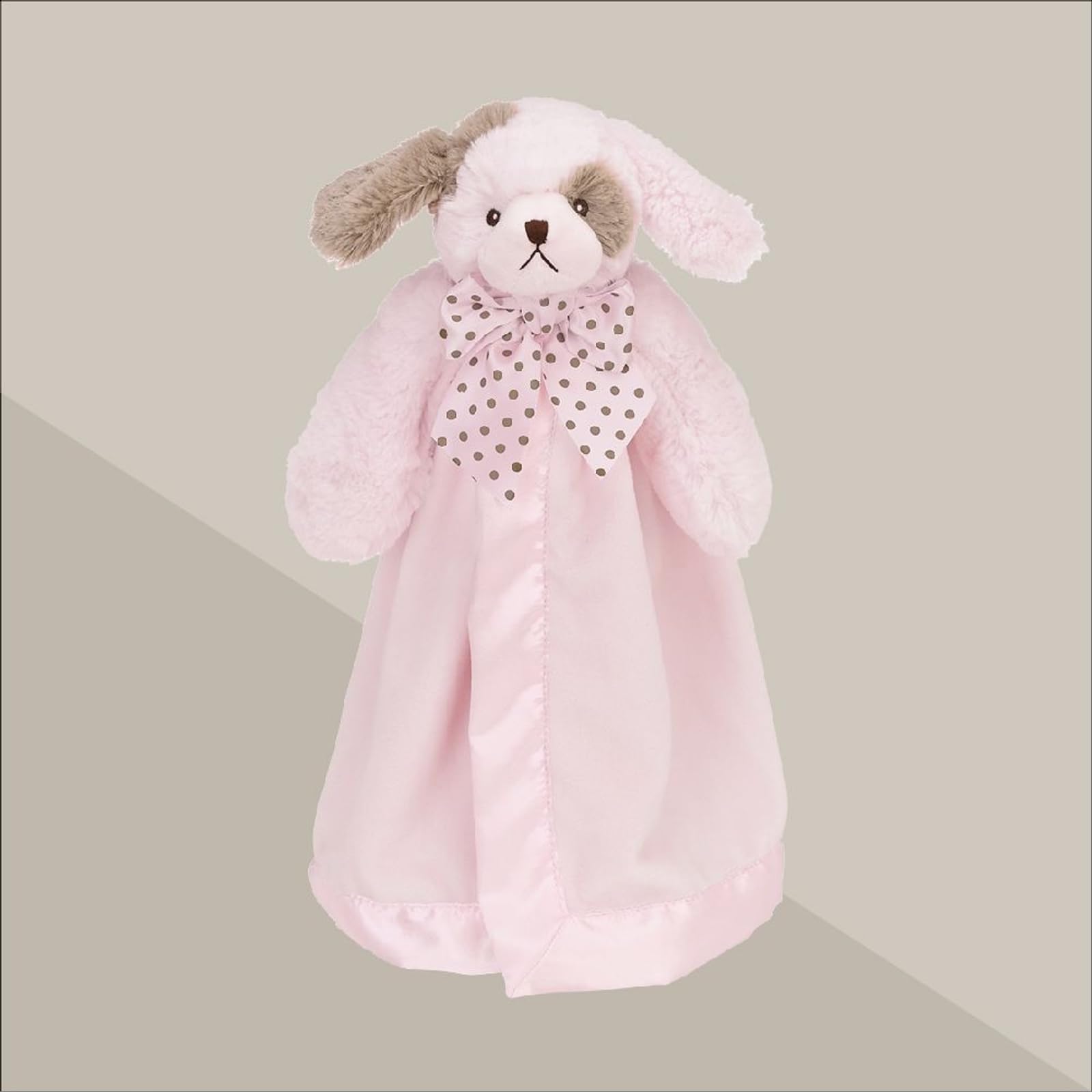 Bearington Wiggles Snuggler satin-lined lovey doubles as a security blanket