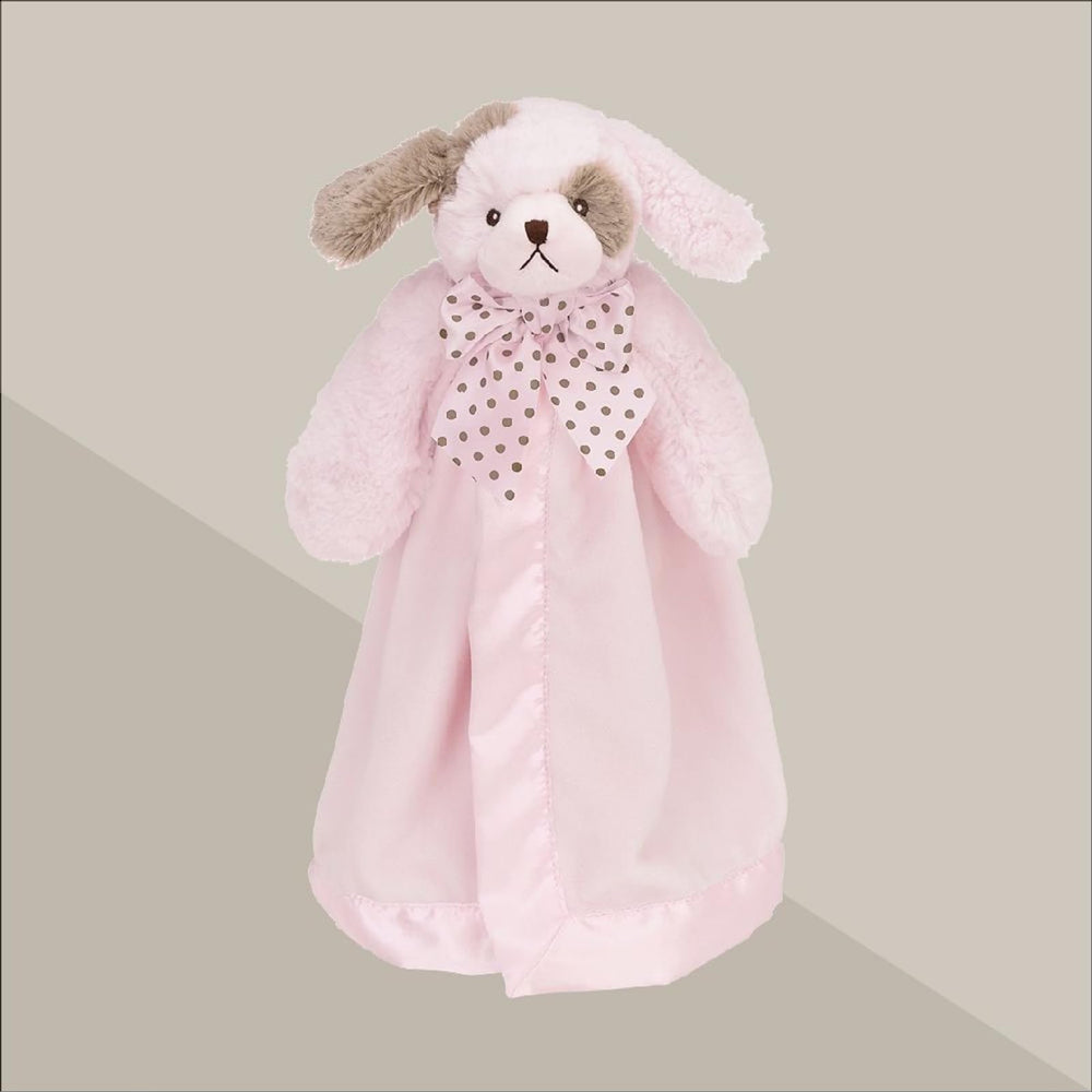 Bearington Wiggles Snuggler satin-lined lovey doubles as a security blanket