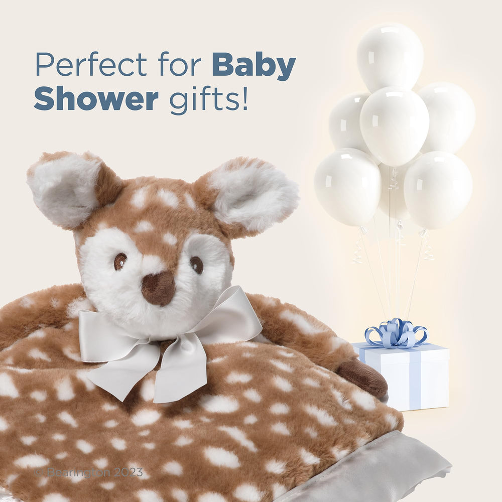 Bearington Lil Willow Snuggler satin bow adds a touch of whimsy
