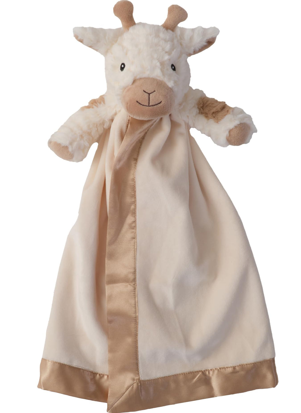 Bearington Collection Lil' Lofty giraffe lovey blanket for cozy nap-time comfort.