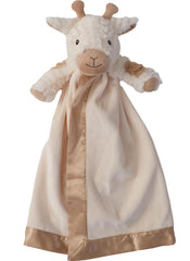 Bearington Collection Lil' Lofty giraffe lovey blanket for cozy nap-time comfort.