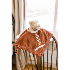 Bearington Collection Touchdown Snuggler velour texture for soft cuddles during play