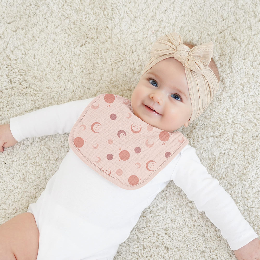 Bearmoss baby bib machine washable for simple after-use cleanup