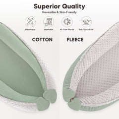 Bearmoss baby lounger removable cover for simple machine washing.