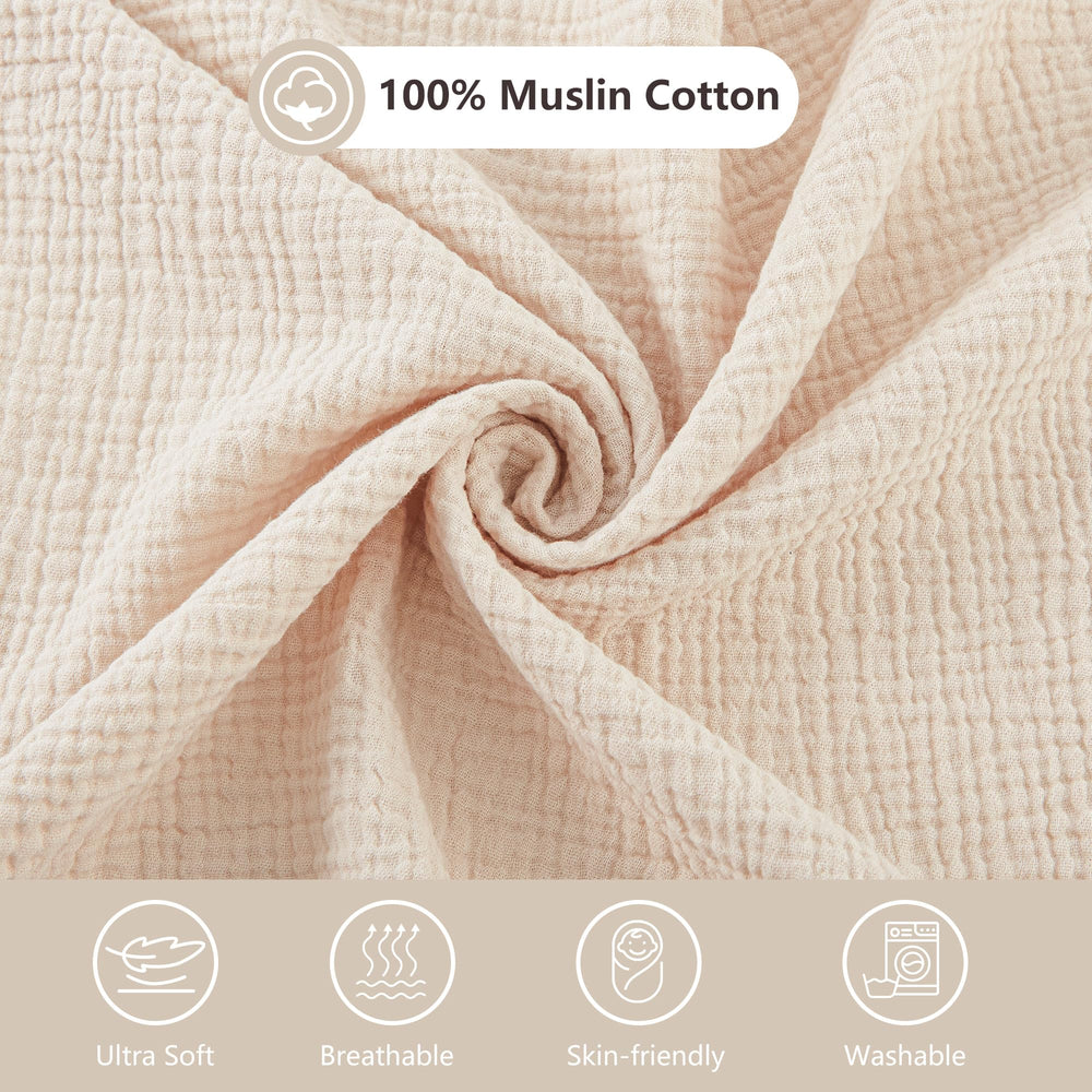 Bearmoss bassinet sheets elastic-band closeup shows secure fit.
