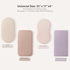 Bearmoss oval-fit image shows snug elastic band for secure sleep.