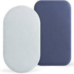 Bearmoss bassinet sheets ultra-soft muslin close-up for skin-friendly comfort