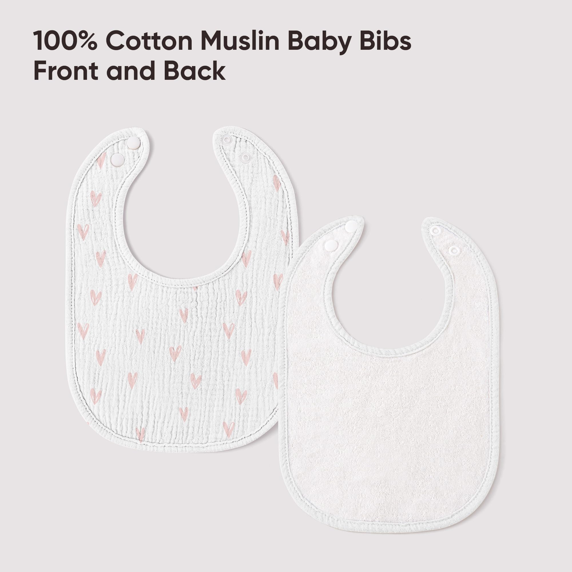 Bearmoss bib doubles as burp cloth for quick cleanups