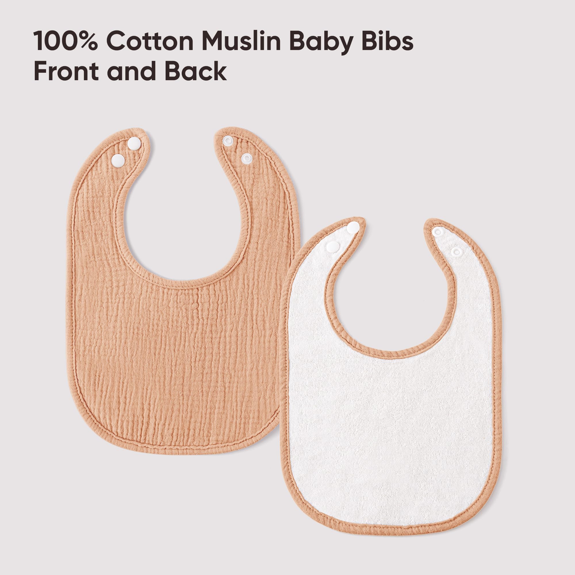 Bearmoss bibs machine washable for easy cleaning