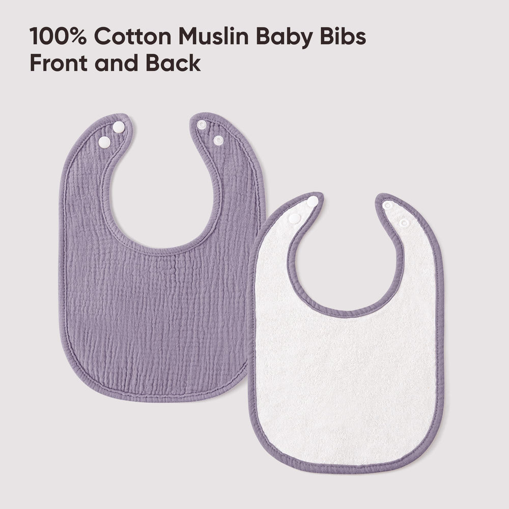 Bearmoss bibs are machine washable for easy care