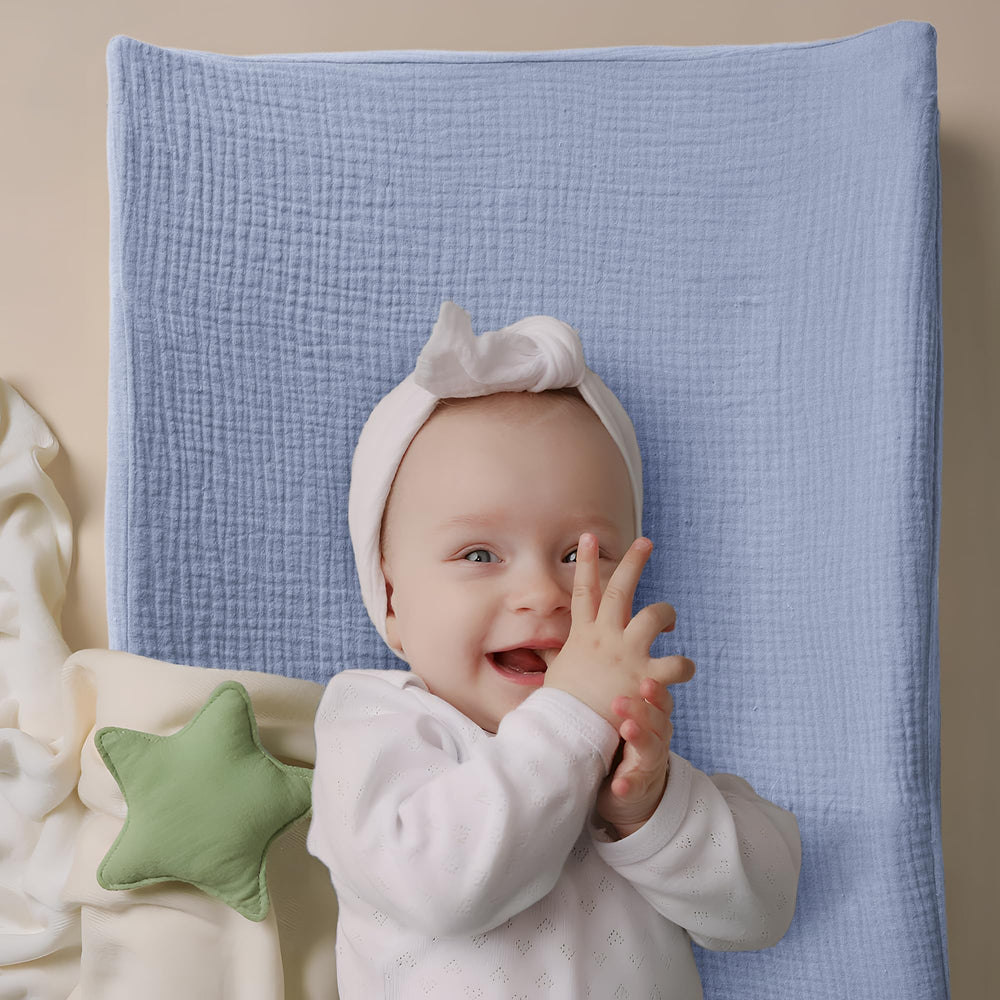 Bearmoss changing pad cover gift-ready packaging ideal for baby showers and new parents