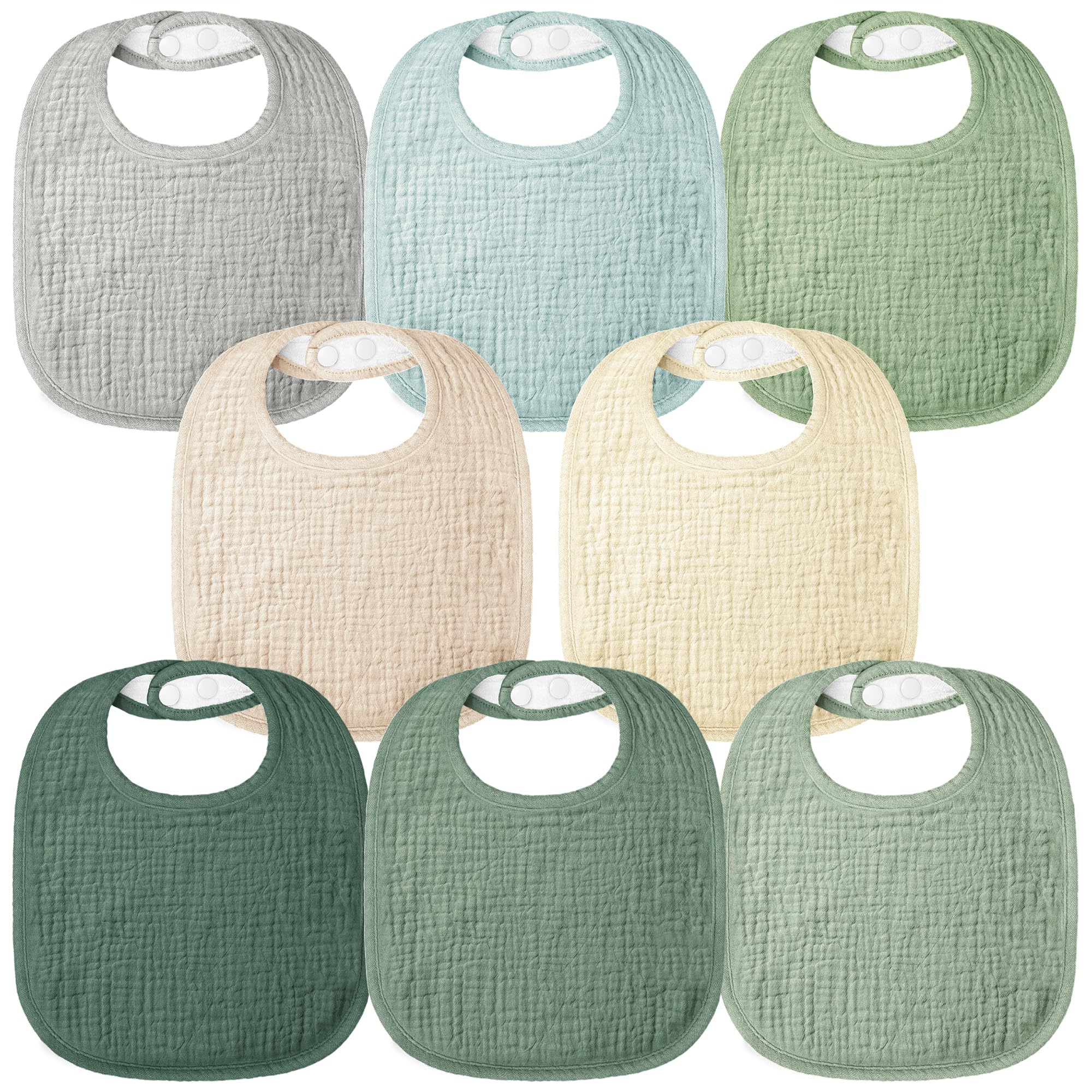 Bearmoss muslin baby bib forest moonlight pack shows versatile daily wear option