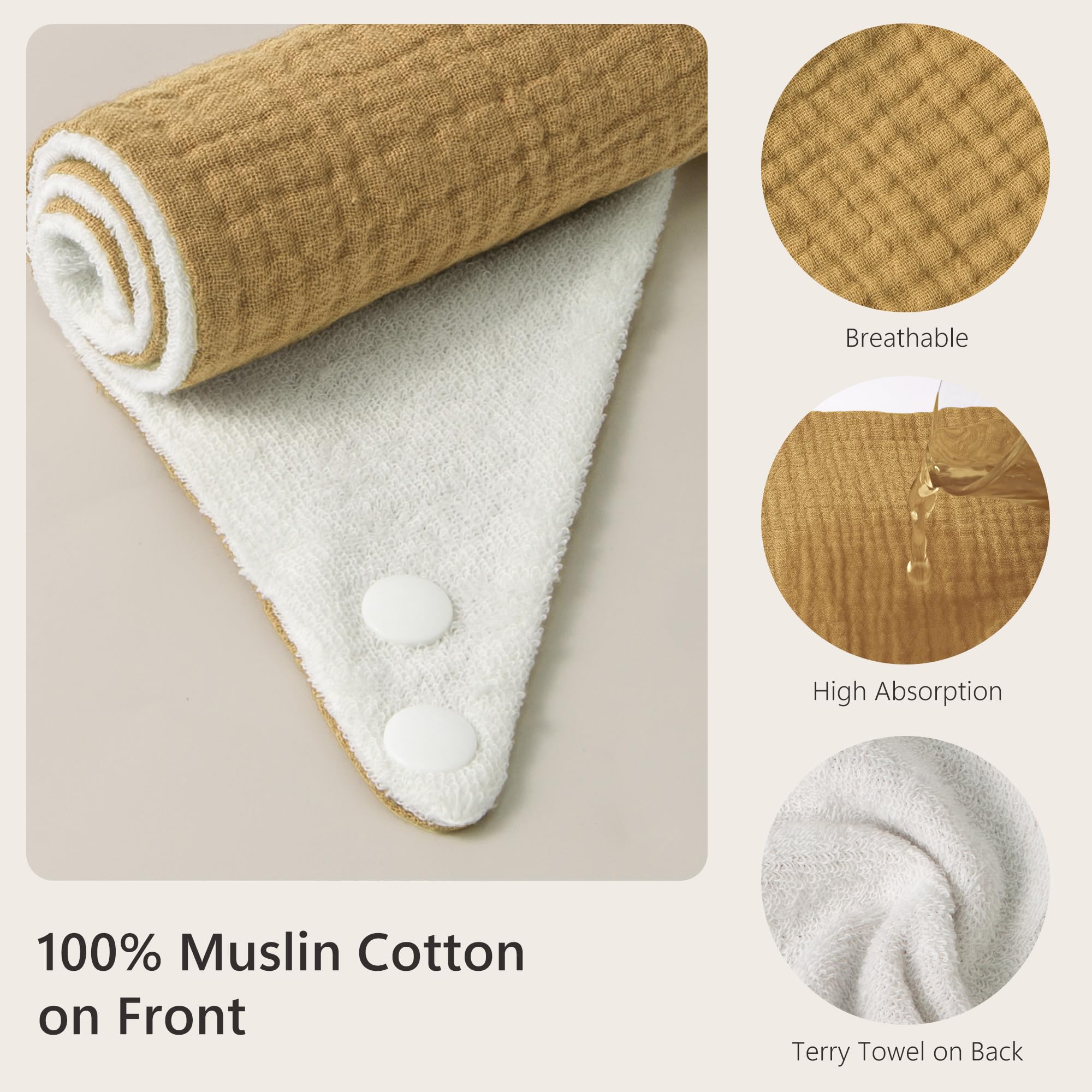Bearmoss bib machine washable for easy cleanup.