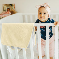 Bearmoss muslin burp cloths quick-dry feature closeup for repeated use
