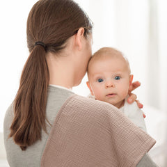 Bearmoss muslin burp cloths 6-pack front view highlights softness for baby skin.
