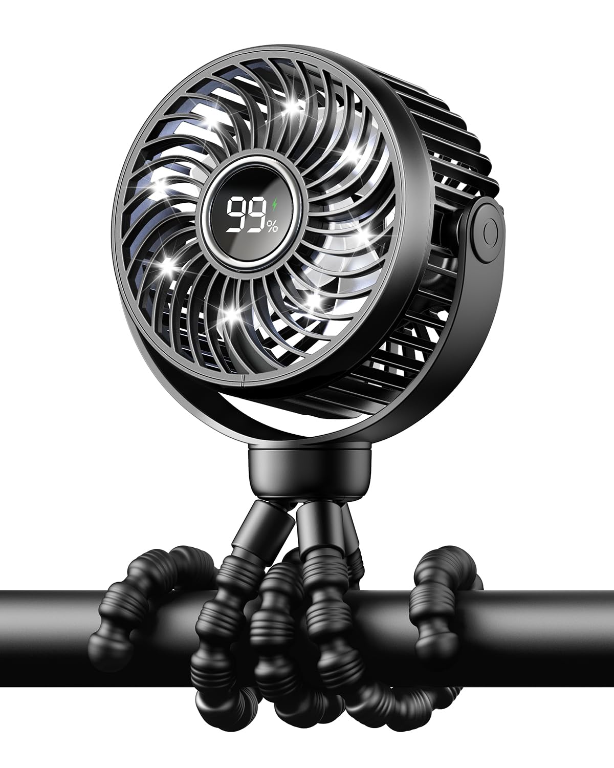 Bearwind Mini fan packaging includes USB-C cable and user manual for easy setup