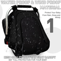 beatoutou car seat cover air vent window provides visibility and fresh air