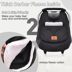 Beatoutou berber fleece interior closeup highlighting plush warmth