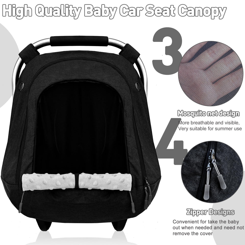 beatoutou car seat cover with elastic bottom fits most seats securely
