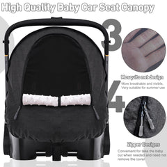 beatoutou inner-minky-dot soft lining keeps baby cozy during naps.